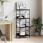 Estante de libros Roble Negro 50 x 33 x 117,5 cm