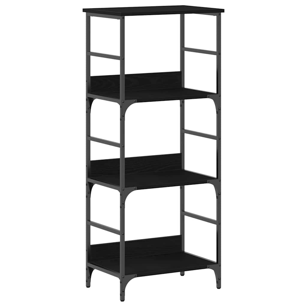 Estante de libros Roble Negro 50 x 33 x 117,5 cm