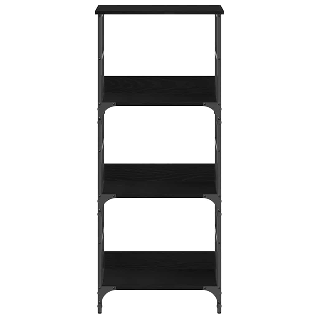 Estante de libros Roble Negro 50 x 33 x 117,5 cm