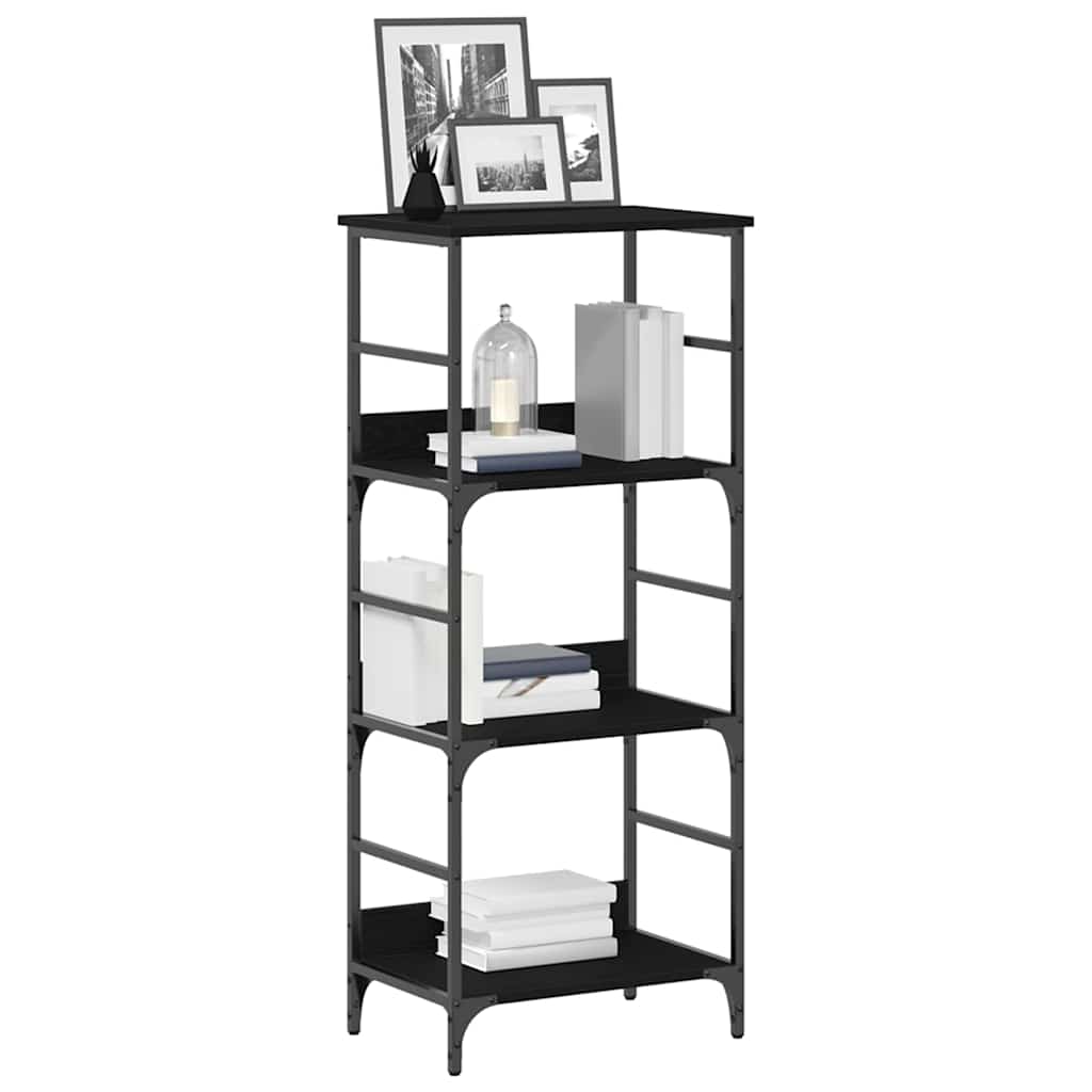 Estante de libros Roble Negro 50 x 33 x 117,5 cm