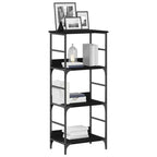Estante de libros Roble Negro 50 x 33 x 117,5 cm