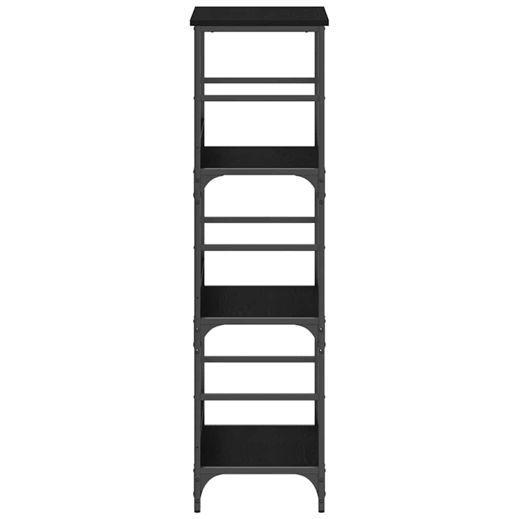 Estante de libros Roble Negro 50 x 33 x 117,5 cm