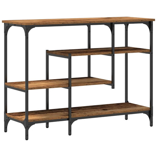 Console table with shelf Old wood 100 x 35 x 75 cm