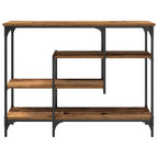 Mesa Consola con estante Madera vieja 100 x 35 x 75 cm
