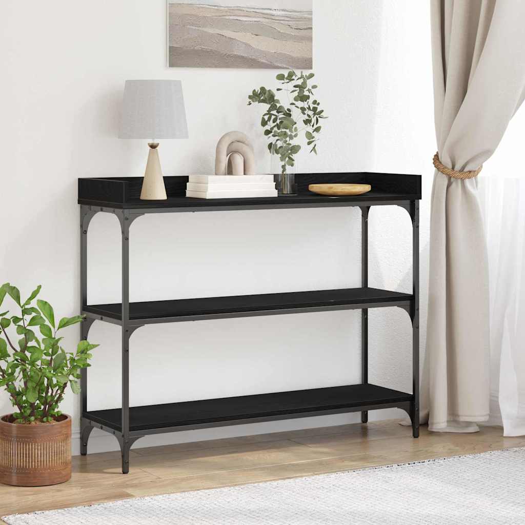 Console Table with Shelf Sonoma Gray 101 x 35 x 80.5 cm