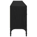 Mueble de TV Roble negro 200 x 25 x 44 cm Madera de ingeniería