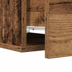 Armario de Noche 2 pcs Madera vieja 35 x 35 x 20 cm