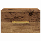Armario de Noche 2 pcs Madera vieja 35 x 35 x 20 cm