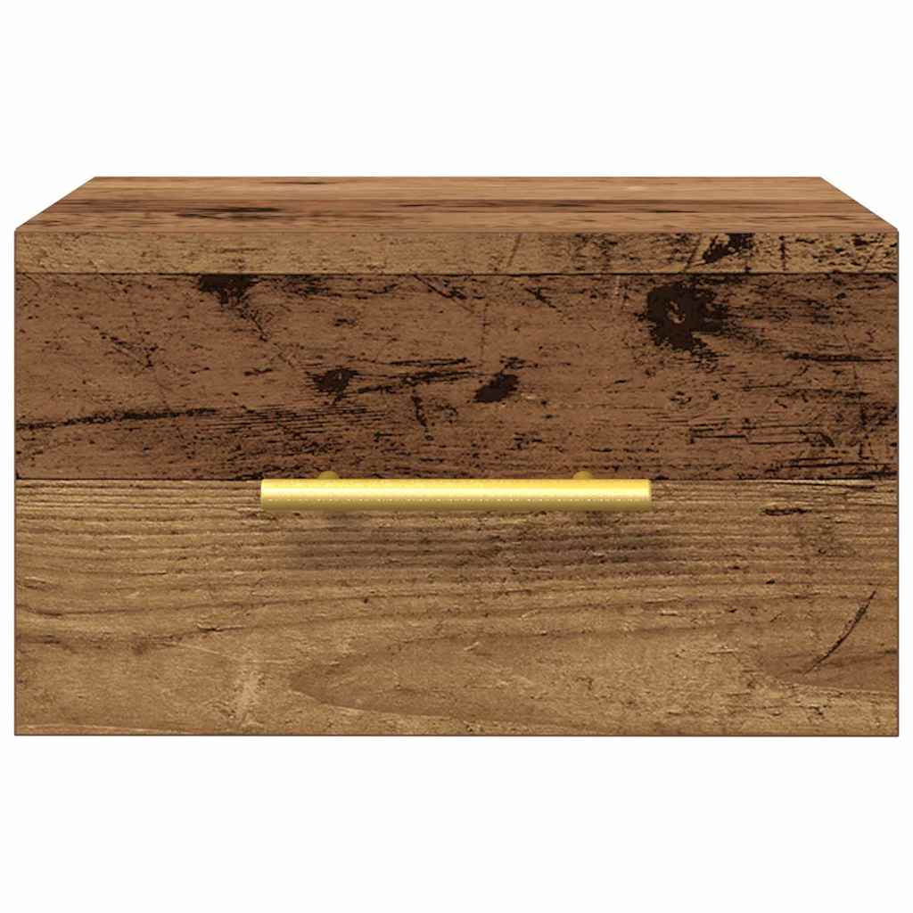 Armario de Noche 2 pcs Madera vieja 35 x 35 x 20 cm