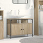 Bathroom Vanity Cabinet with door Brown 80 x 30 x 60 cm