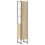 Mueble de Cuarto de Baño con estante Sonoma 33 x 33 x 185,5 cm