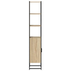 Mueble de Cuarto de Baño con estante Sonoma 33 x 33 x 185,5 cm