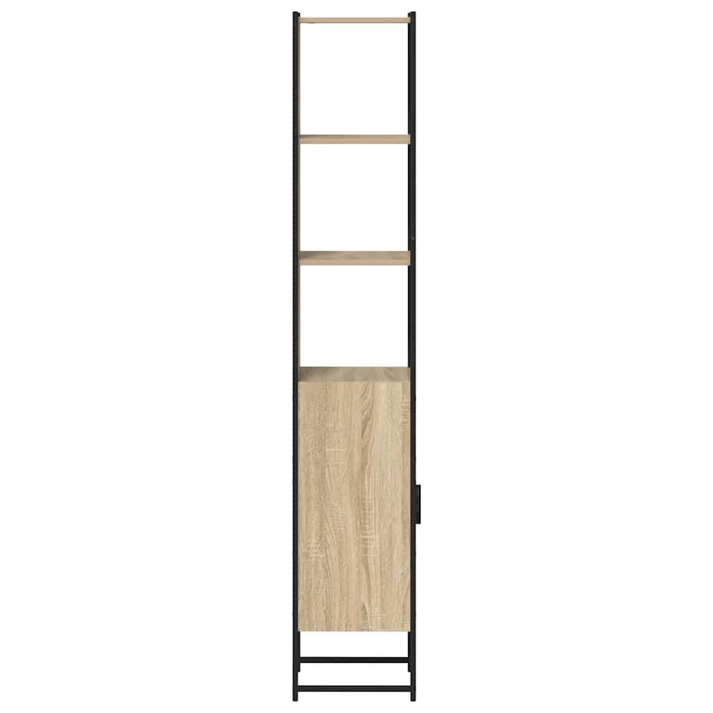 Mueble de Cuarto de Baño con estante Sonoma 33 x 33 x 185,5 cm