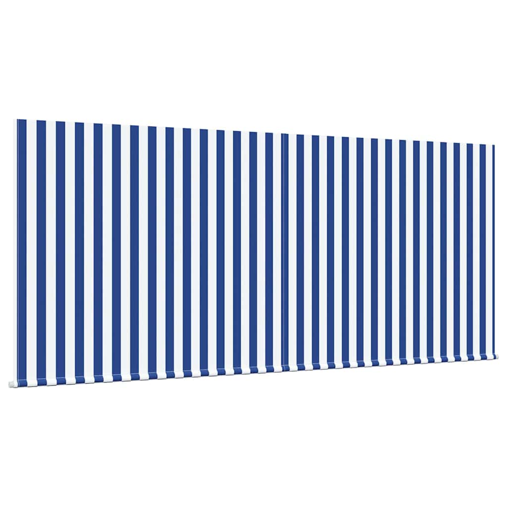 Toldo Retráctil Manual Azul y 300 x 200 cm Poliéster y Aluminio
