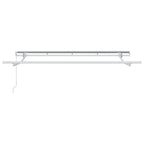 Toldo Retráctil Manual Azul y 300 x 200 cm Poliéster y Aluminio