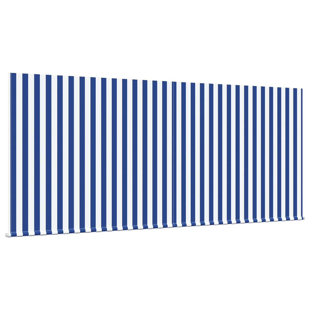 Toldo Retráctil Manual Azul y 300 x 200 cm Poliéster y Aluminio
