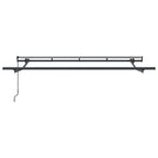 Toldo Retráctil Manual Azul y 300 x 200 cm Poliéster y Aluminio