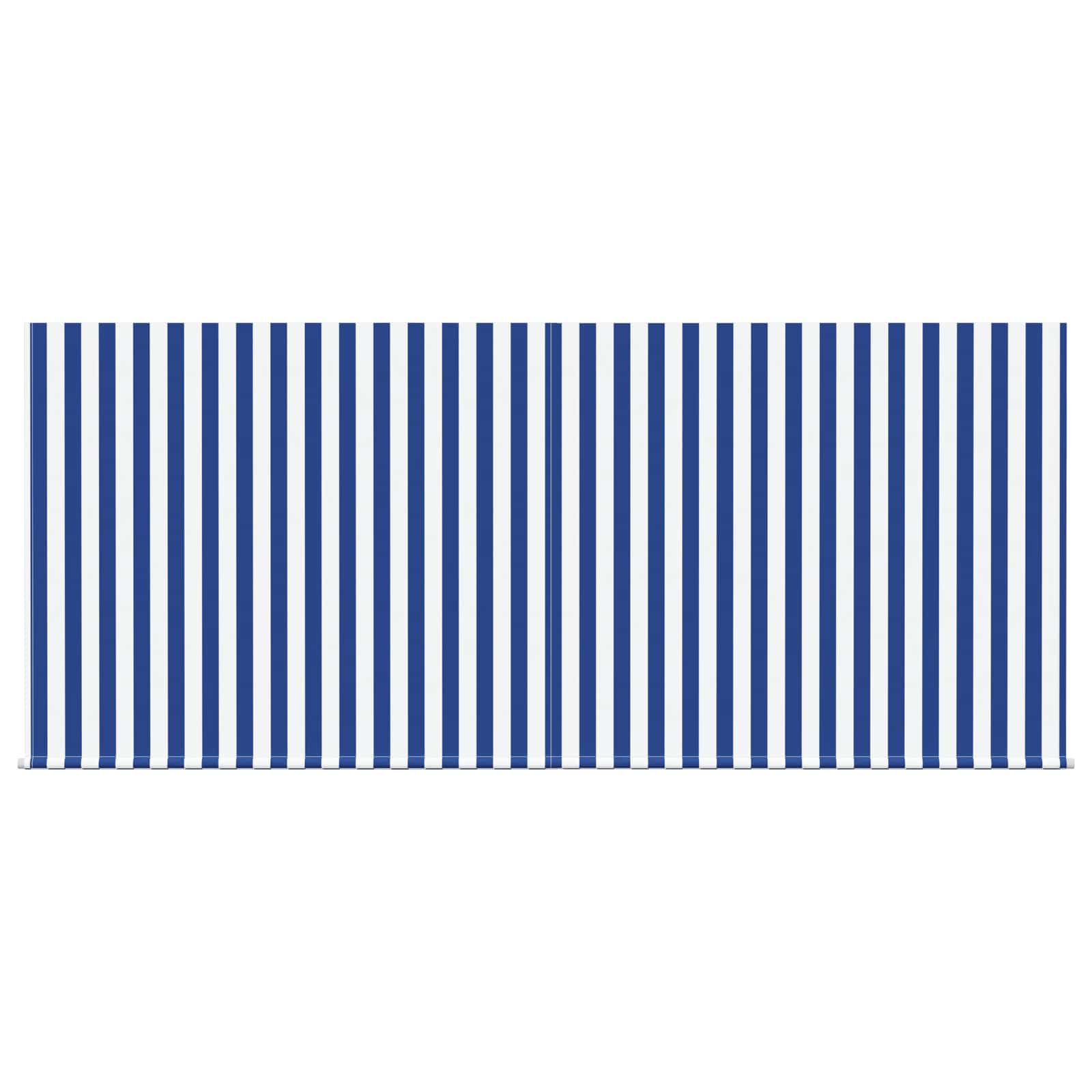 Toldo Retráctil Manual Azul y 300 x 200 cm Poliéster y Aluminio