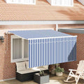 Toldo Retráctil Amarillo y Naranja 400 x 300 cm