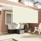 Toldo Retráctil Crema 300 x 200 cm Poliéster y Aluminio