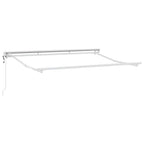 Toldo Retráctil Crema 300 x 200 cm Poliéster y Aluminio