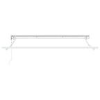 Toldo Retráctil Crema 300 x 200 cm Poliéster y Aluminio
