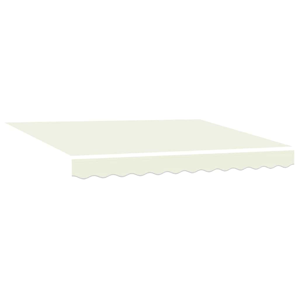 Toldo Retráctil Manual Crema 300 x 200 cm Poliéster y Aluminio