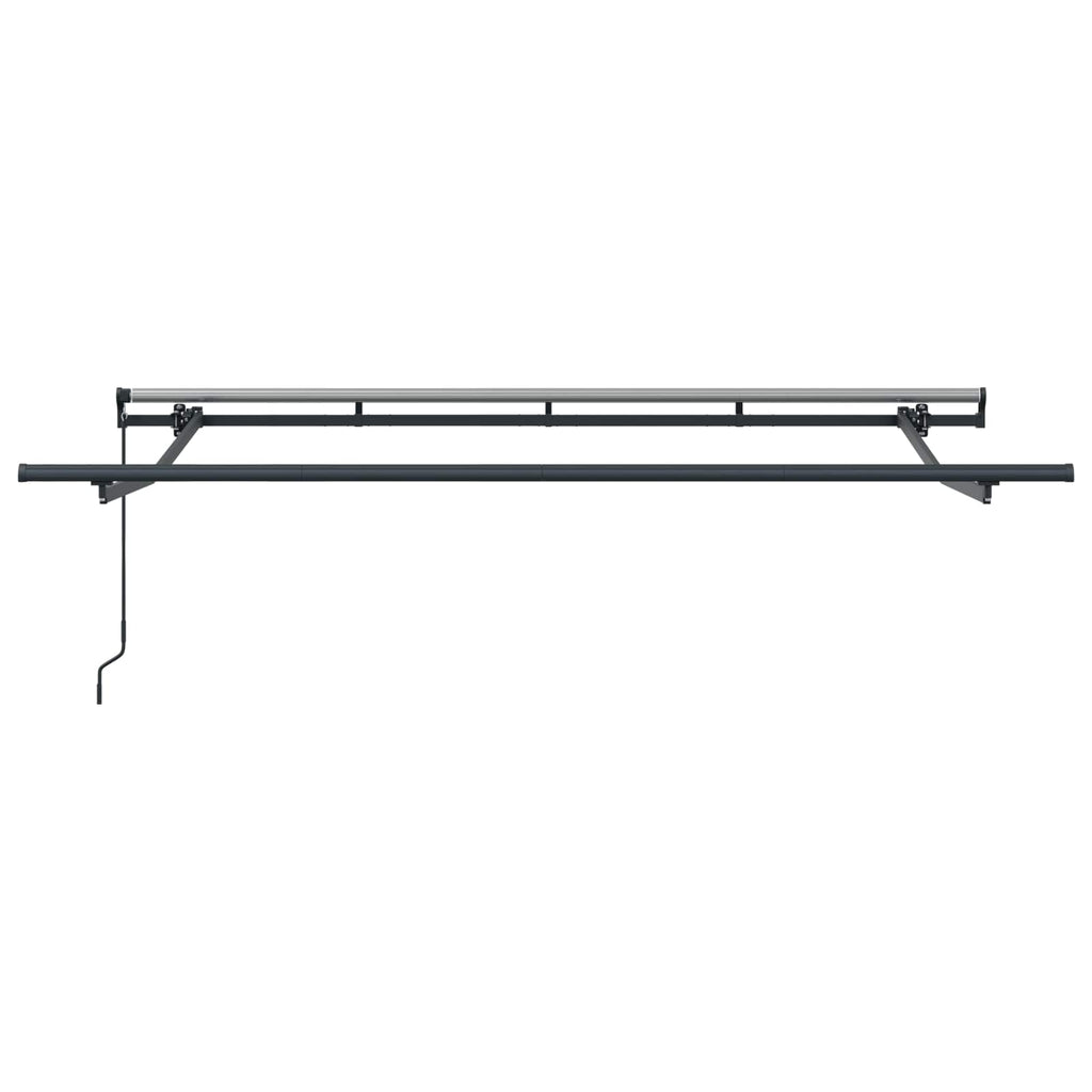 Toldo Retráctil Manual Crema 300 x 200 cm Poliéster y Aluminio