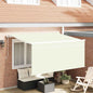 Toldo Laranja e Castanho 350 x 250 x 165 cm Poliéster