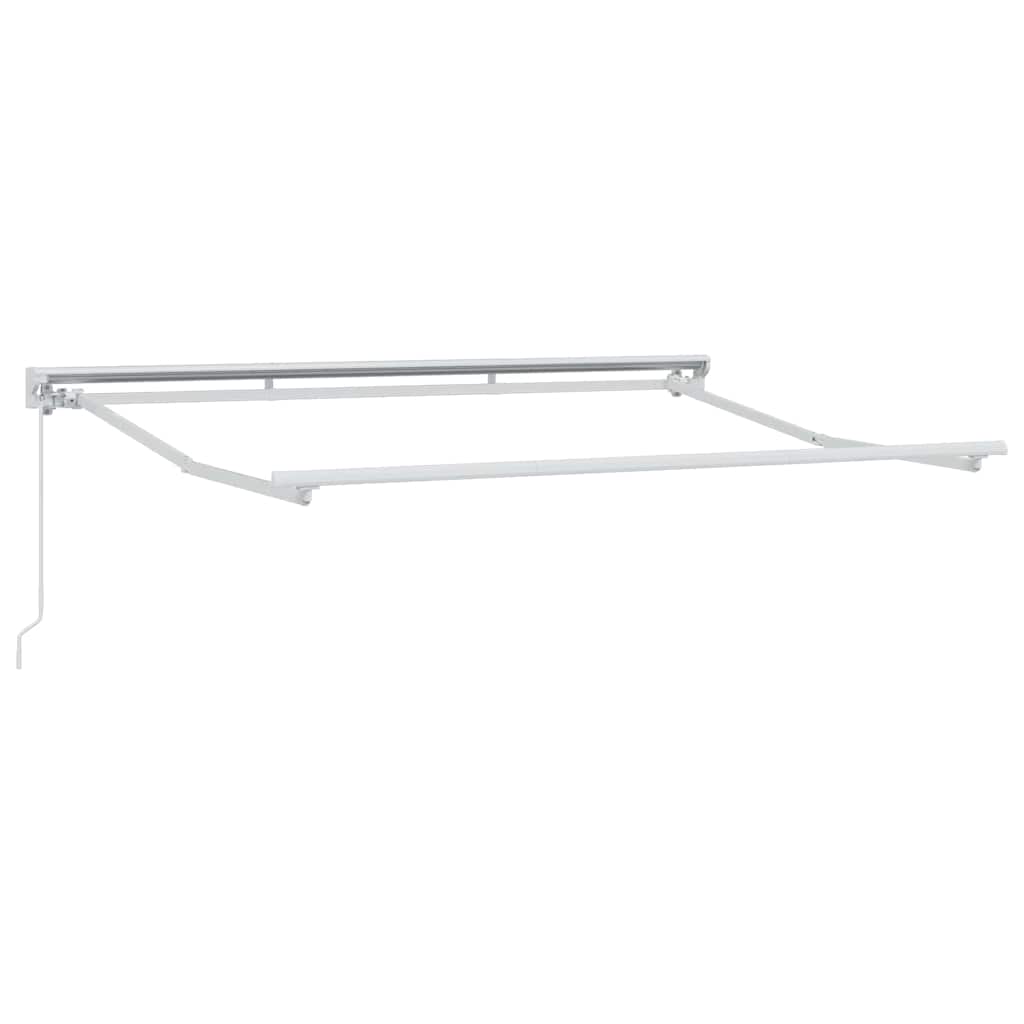Toldo Retráctil Rayado Manual Antracita 300 x 200 cm tela