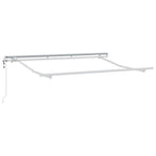 Toldo Retráctil Antracita 300 x 200 cm Poliéster y Aluminio