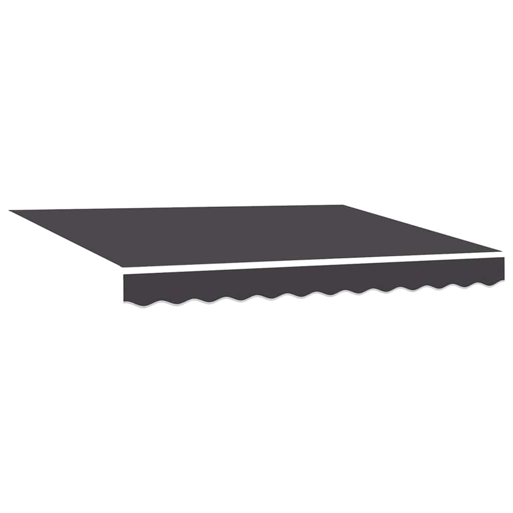 Toldo Retráctil Antracita 300 x 200 cm Poliéster y Aluminio