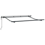 Toldo Retráctil Rayado Antracita 300 x 200 cm tela