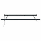 Toldo Retráctil Rayado Antracita 300 x 200 cm tela