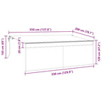 Toldo Retráctil Rayado Azul 350 x 200 cm tela