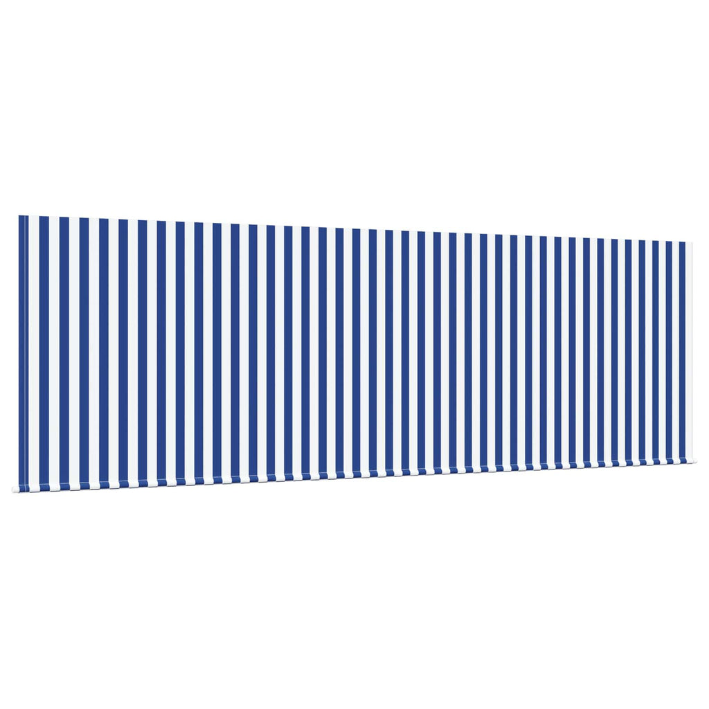 Toldo Retráctil Azul y 350 x 200 cm Poliéster y Aluminio