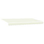 Toldo Retráctil Manual Crema 350 x 200 cm Poliéster y Aluminio