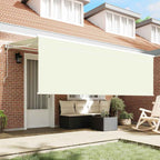 Toldo Retráctil Crema 350 x 200 cm Poliéster y Aluminio