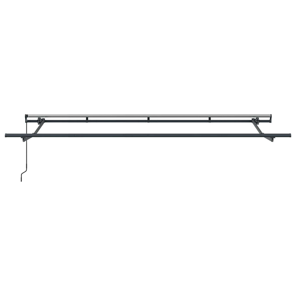Toldo Retráctil Manual Crema 350 x 200 cm Poliéster y Aluminio