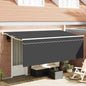 Toldo Retrátil Creme 350 x 200 cm Poliéster e Alumínio