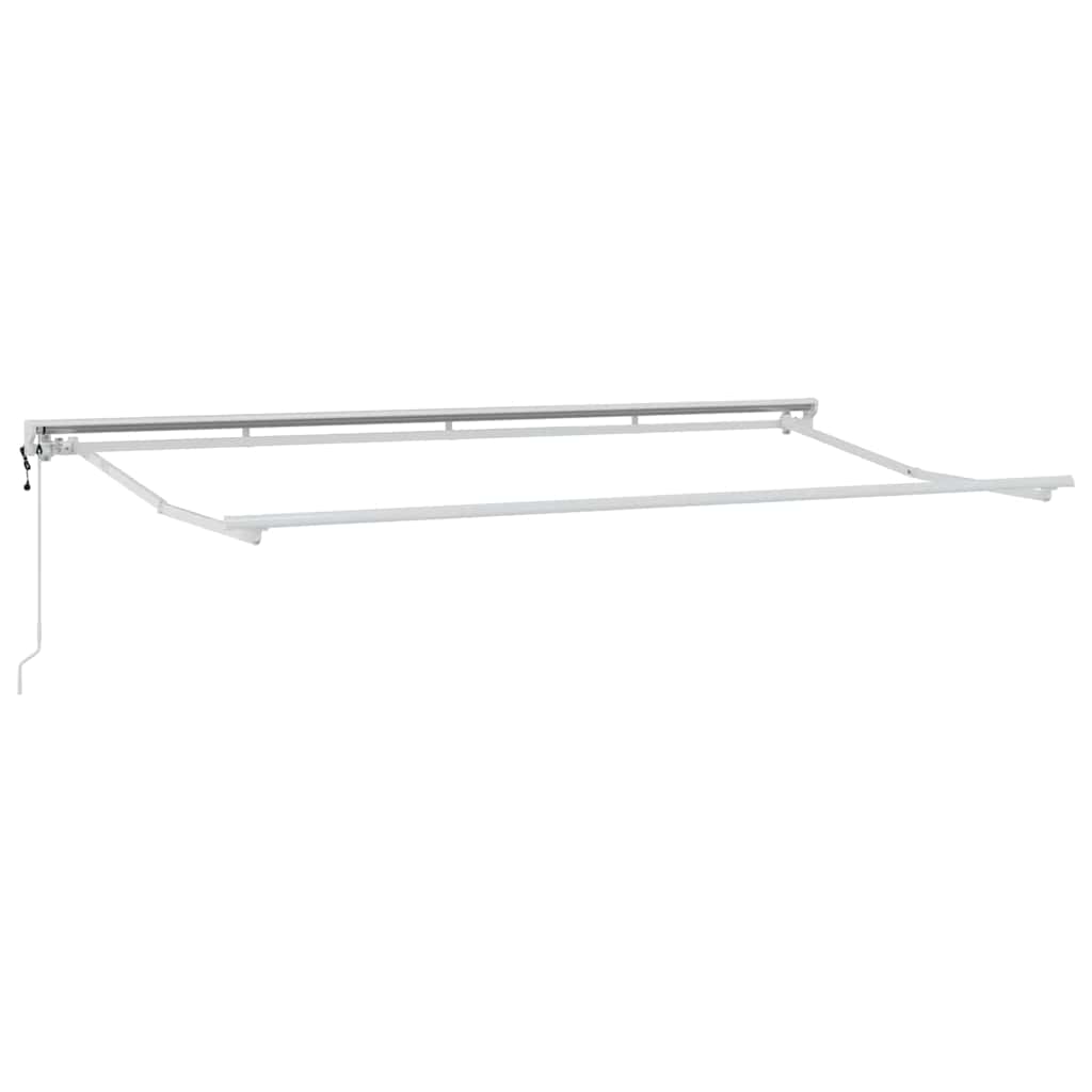 Toldo Retráctil Azul y 400 x 200 cm Poliéster y Aluminio