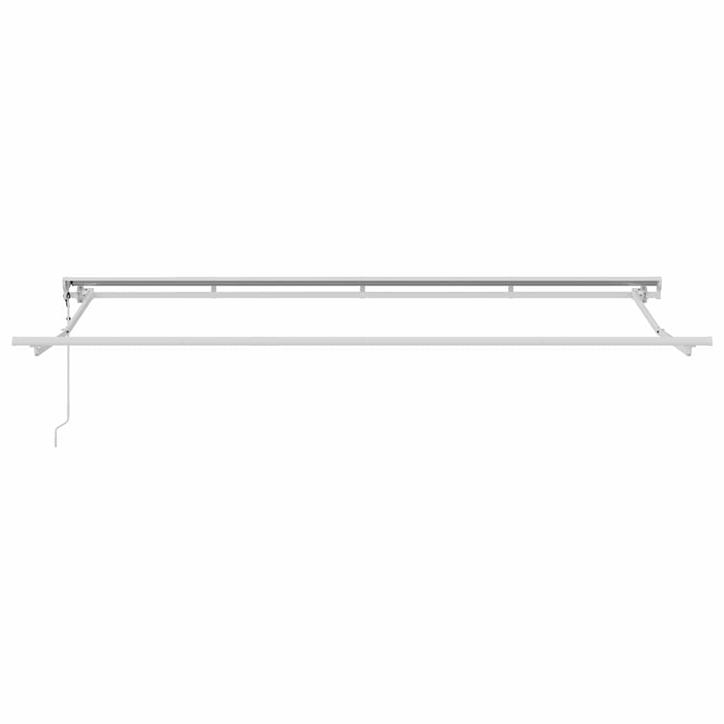 Toldo Retráctil Azul y 400 x 200 cm Poliéster y Aluminio