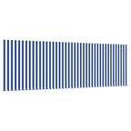 Toldo Retráctil Manual Azul y 400 x 200 cm Poliéster y Aluminio