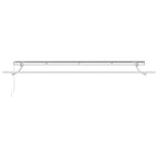 Toldo Retráctil Manual Azul y 400 x 200 cm Poliéster y Aluminio