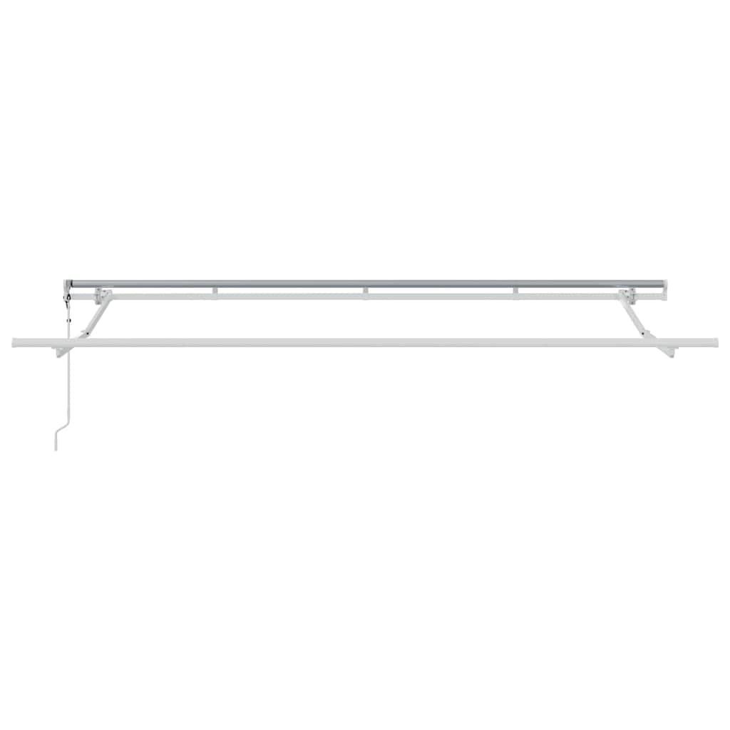 Toldo Retráctil Azul y 400 x 200 cm Poliéster y Aluminio
