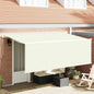 Toldo Retráctil Manual Crema 400 x 200 cm Poliéster y Aluminio