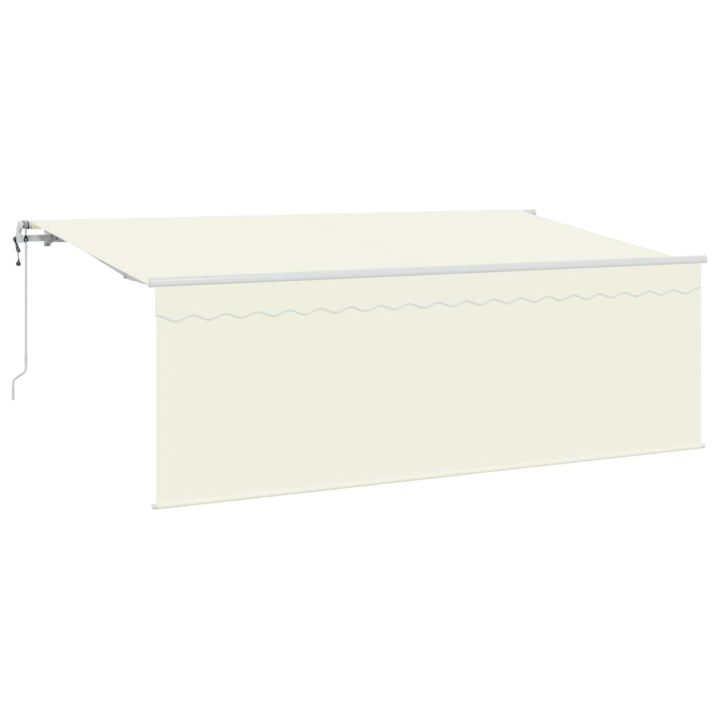 Toldo Retráctil Amarillo y Naranja 300 x 250 cm