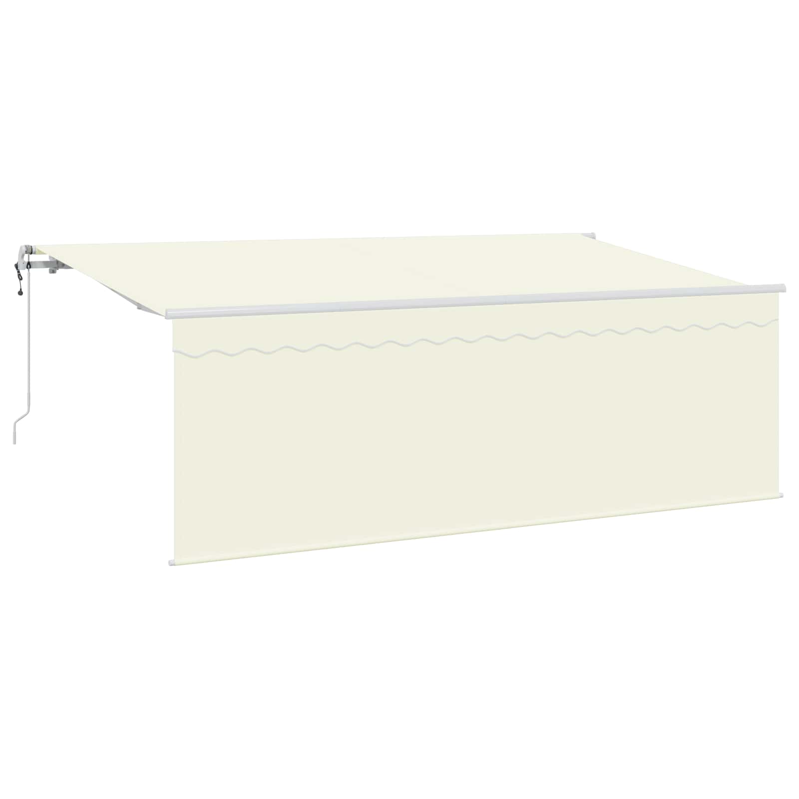 Toldo Retráctil Amarillo y Naranja 300 x 250 cm