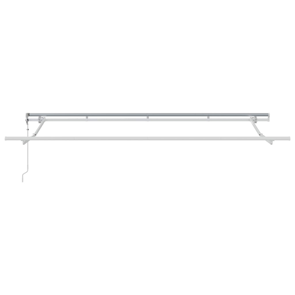 Toldo Retráctil Antracita 400 x 200 cm Poliéster y Aluminio