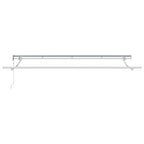 Toldo Retráctil Antracita 400 x 200 cm Poliéster y Aluminio